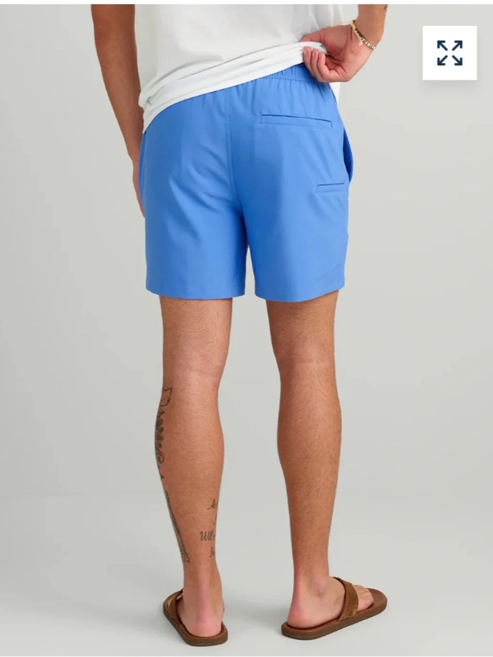Huk Men's Pursuit Volley Swim Trunks Shorts, Royal Blue, size XXL